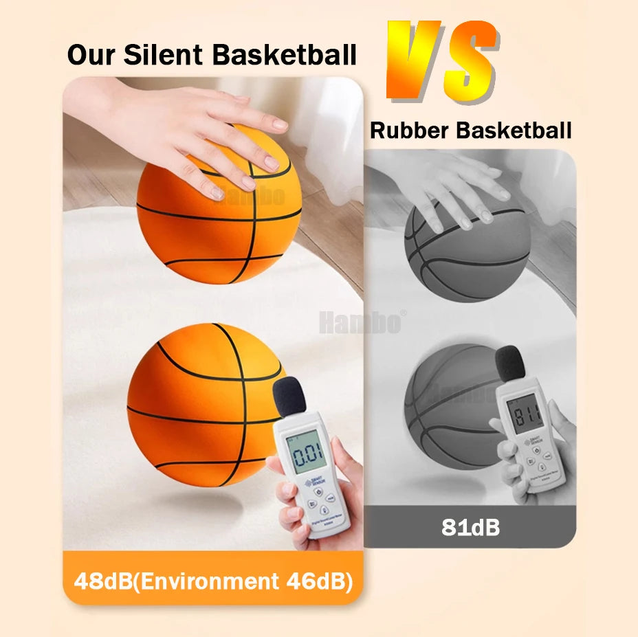 Airless Silent Basketball - Practice In Silence With Multiple Sizes