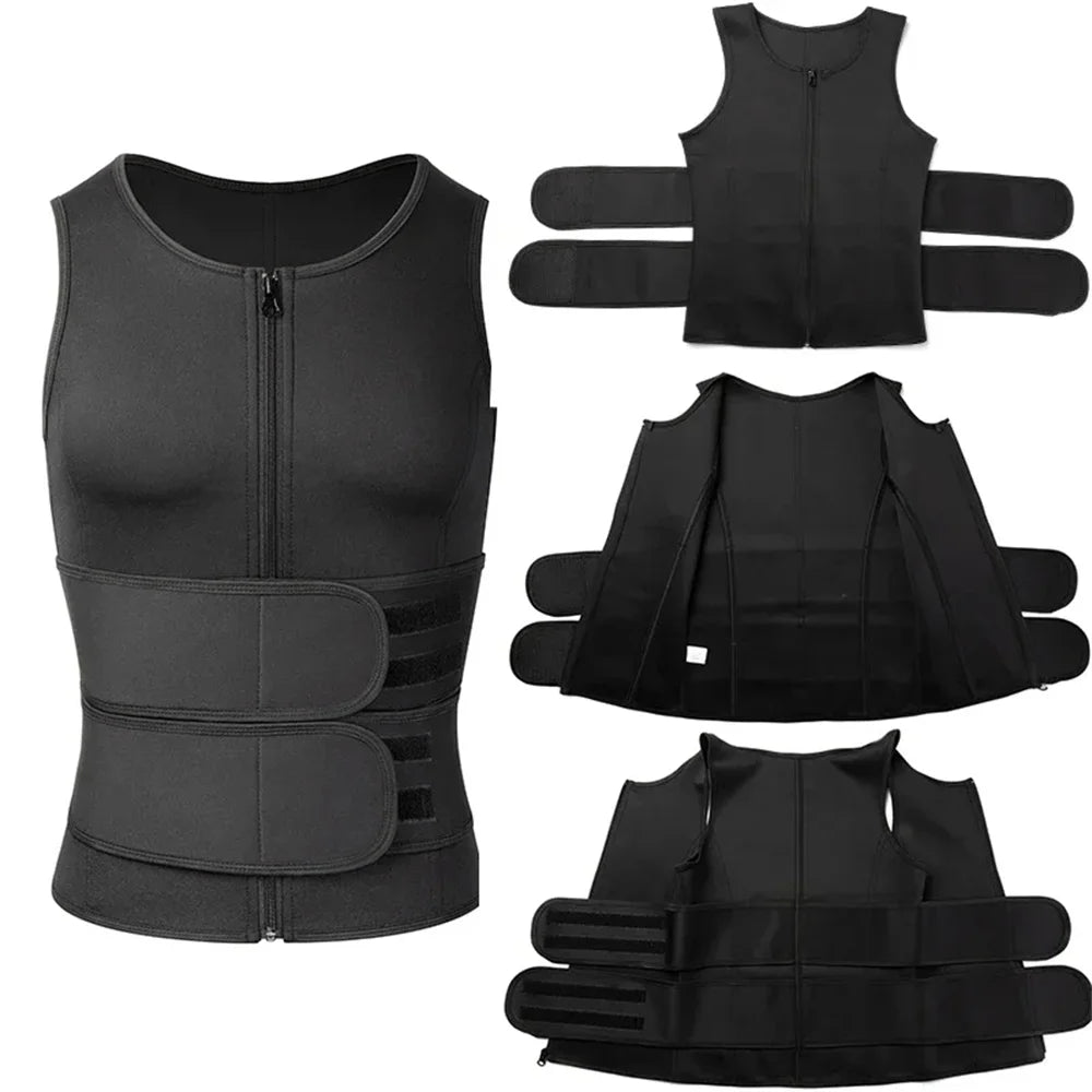 Men's Compression Sauna Sweat Vest To Lose Fat